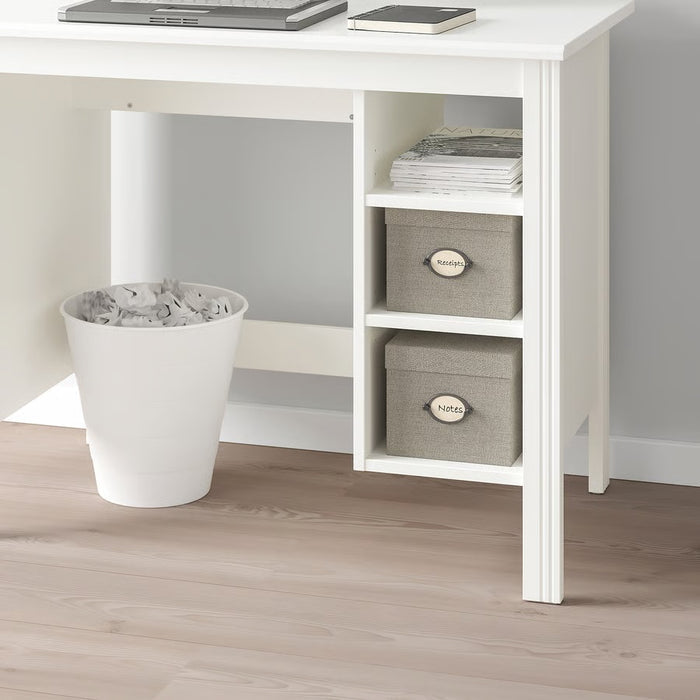 BRUSALI Desk, white, 90x52cm