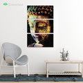 Buddha Galaxy by McAshe 3-Piece Canvas