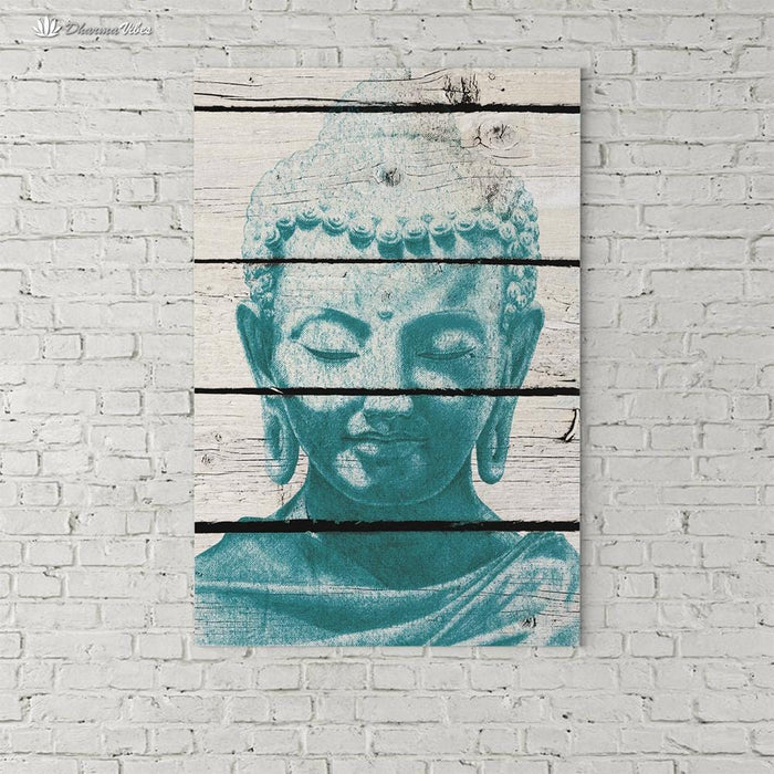 Buddha Ingrained 5 by BuddhArt 1-Piece Canvas Art