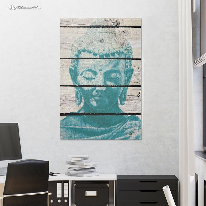 Buddha Ingrained 5 by BuddhArt 1-Piece Canvas Art