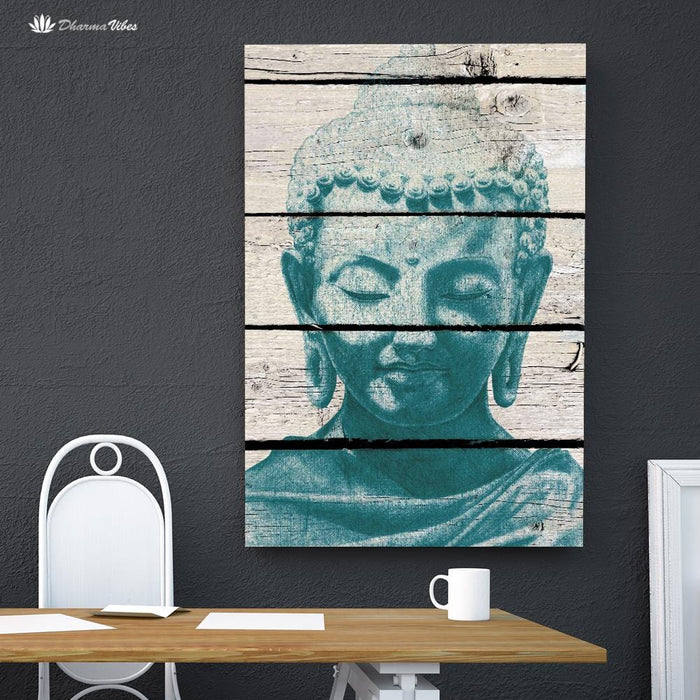 Buddha Ingrained 5 by BuddhArt 1-Piece Canvas Art