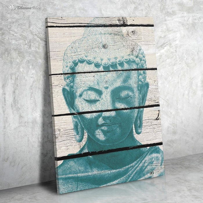 Buddha Ingrained 5 by BuddhArt 1-Piece Canvas Art