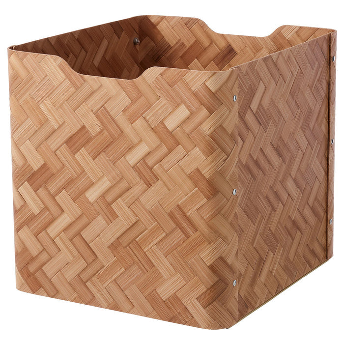 BULLIG Box (2020), Bamboo/brown, 32x35x33cm