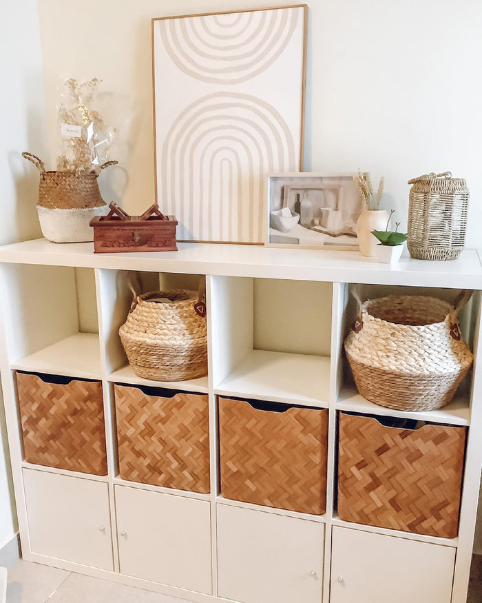 BULLIG Box (2020), Bamboo/brown, 32x35x33cm