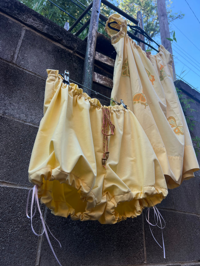 Butter Yellow - Babydoll Dress & Bloomers