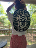 B&W Skull Cowgirl Hat