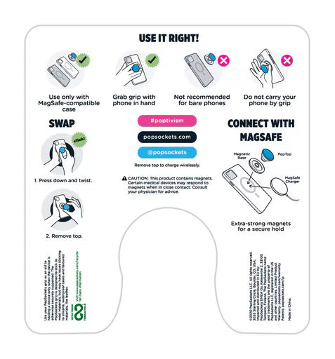 C21 PopSockets PopGrip for MagSafe