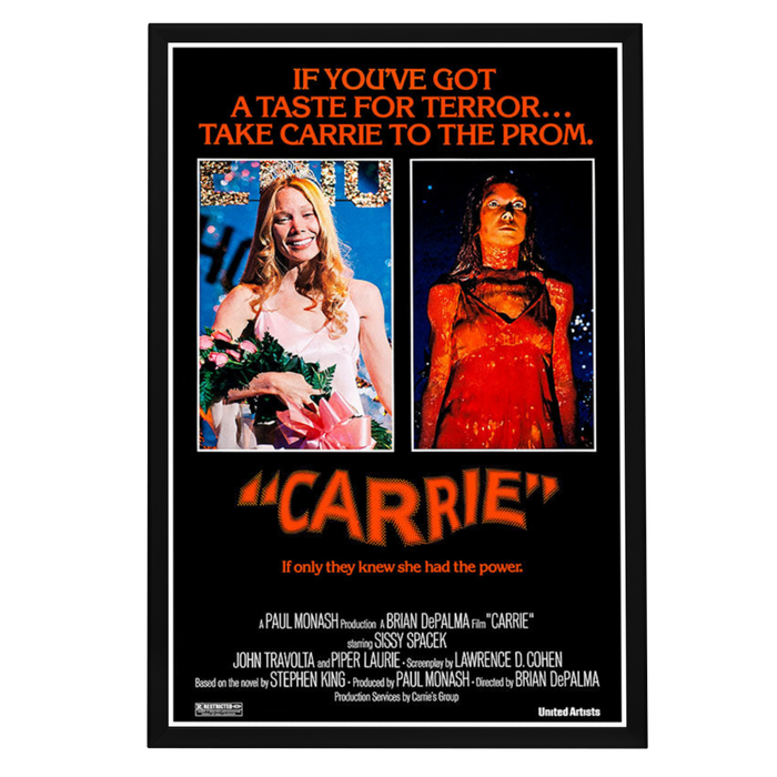 "Carrie" (1976) Framed Movie Poster