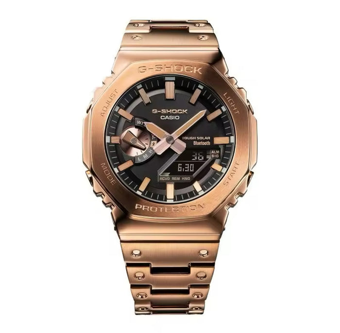 Casio G Shock Full Metal GM-B2100 series Yellow Pink Watch
