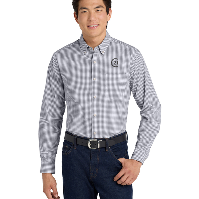 Check Easy Care Shirt - C21® Logo