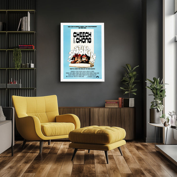"Cheech and Chong Still Smokin" (1983) Framed Movie Poster