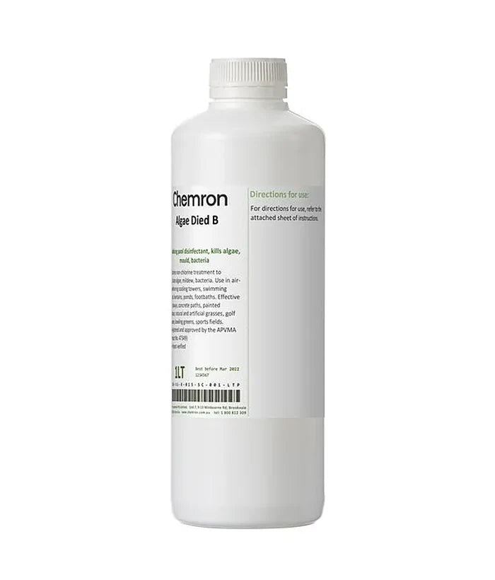 Chemron Algae Died B 1L - Stone Doctor Australia - Outdoor Cleaning > Stone Pavers > Algaecide