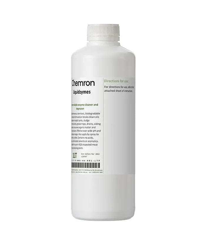 Chemron Liquidzymes 1L - Stone Doctor Australia - Cleaning > Building Care > Deodoriser And Cleaner