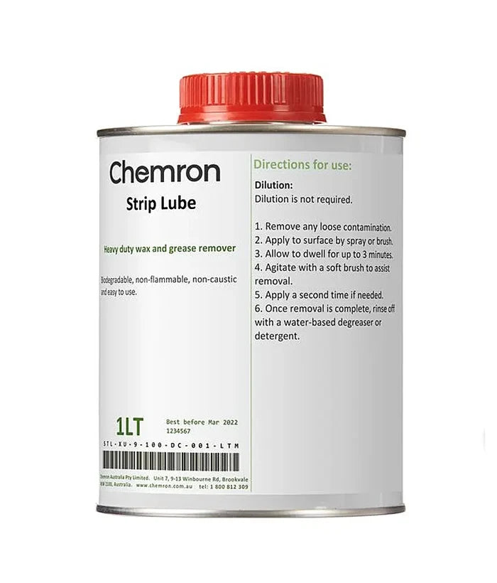 Chemron Strip Lube 1L – Heavy-Duty Degreaser - Stone Doctor Australia - Cleaning > Kitchen Care > Heavy-Duty Degreaser