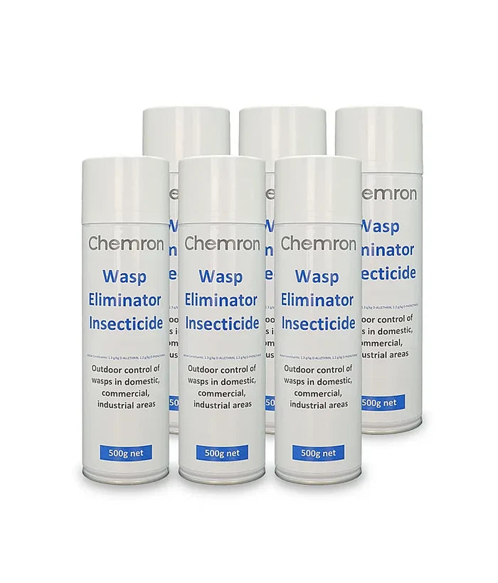 Chemron Wasp Eliminator Insecticide 500gm (6 pack) - Stone Doctor Australia - Cleaning > Insecticide > Flying Insect Killer