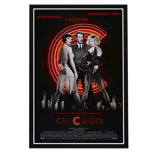 "Chicago" (2002) Framed Movie Poster