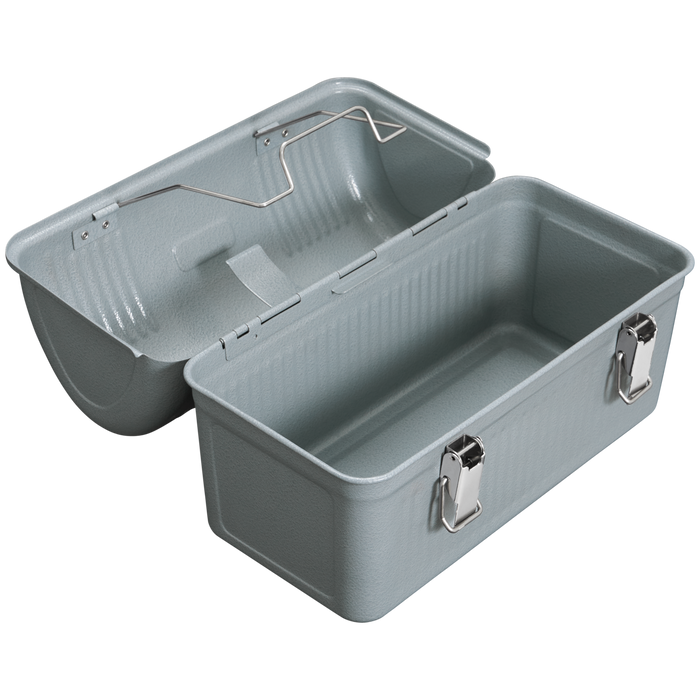 Stanley Legendary Classic Metal Lunch Box 10 QT In Hammertone Silver