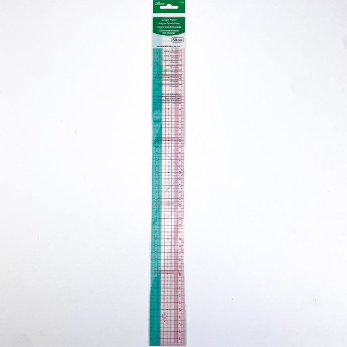 Clover - Plotting/Grading Ruler - 50cm or 30cm