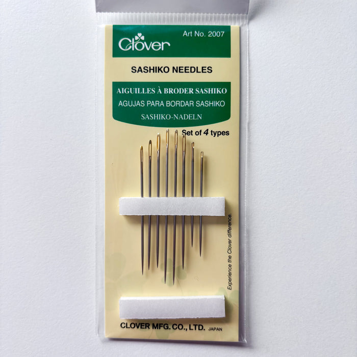 Clover - Sashiko Needles - Regular or Long packs