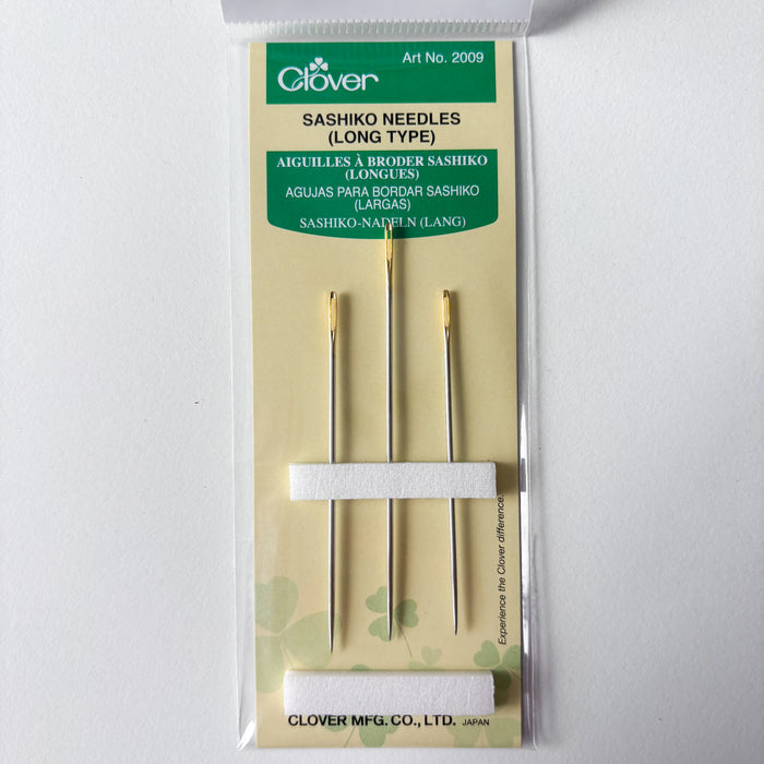 Clover - Sashiko Needles - Regular or Long packs