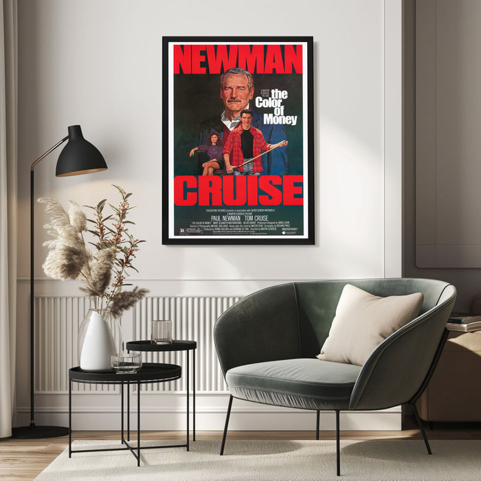 "Color Of Money" (1986) Framed Movie Poster