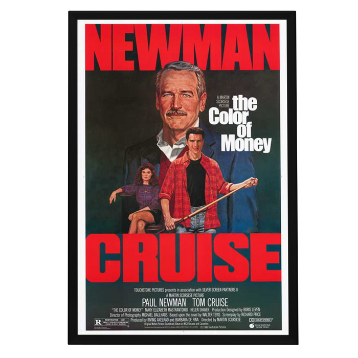 "Color Of Money" (1986) Framed Movie Poster