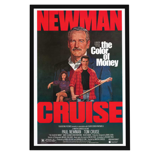 "Color Of Money" (1986) Framed Movie Poster
