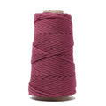 COMBED COTTON CONE 4 MM - GRAPE COLOR