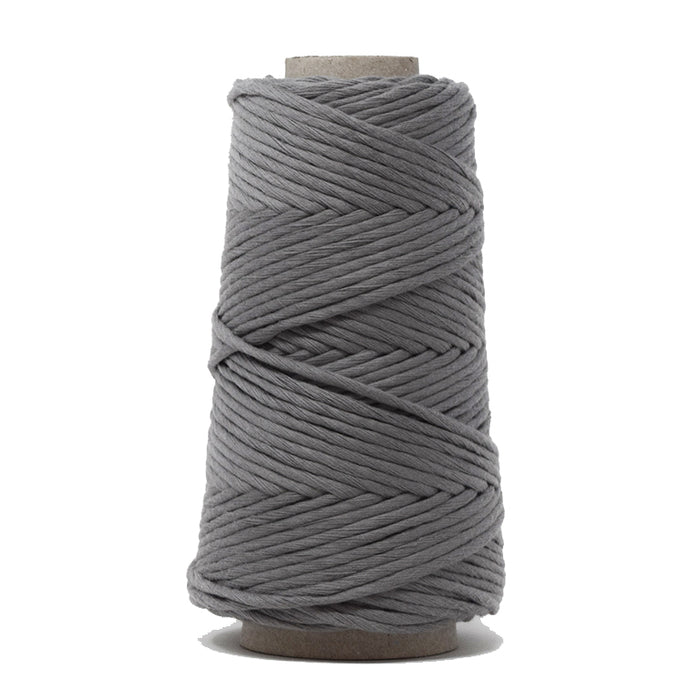 COMBED COTTON CONE 4 MM - GRAY COLOR