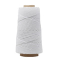 COMBED COTTON CONE 4 MM - WHITE COLOR