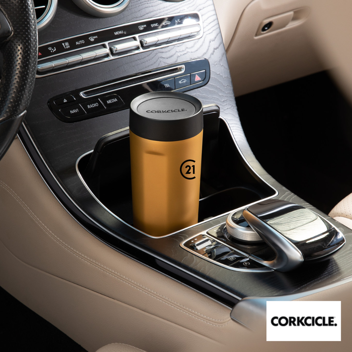 CORKCICLE® 17oz Gold Commuter Cup – C21 Edition