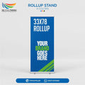 Roll up standee for corporate display