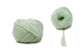 COTTON BALL ZERO WASTE 3 MM - MINT COLOR