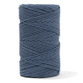 COTTON ROPE ZERO WASTE 2 MM - 3 PLY - COBALT COLOR