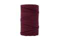 COTTON ROPE ZERO WASTE 2 MM - 3 PLY - WINE COLOR