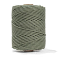 COTTON ROPE ZERO WASTE 3 MM - 3 PLY - EUCALYPTUS COLOR