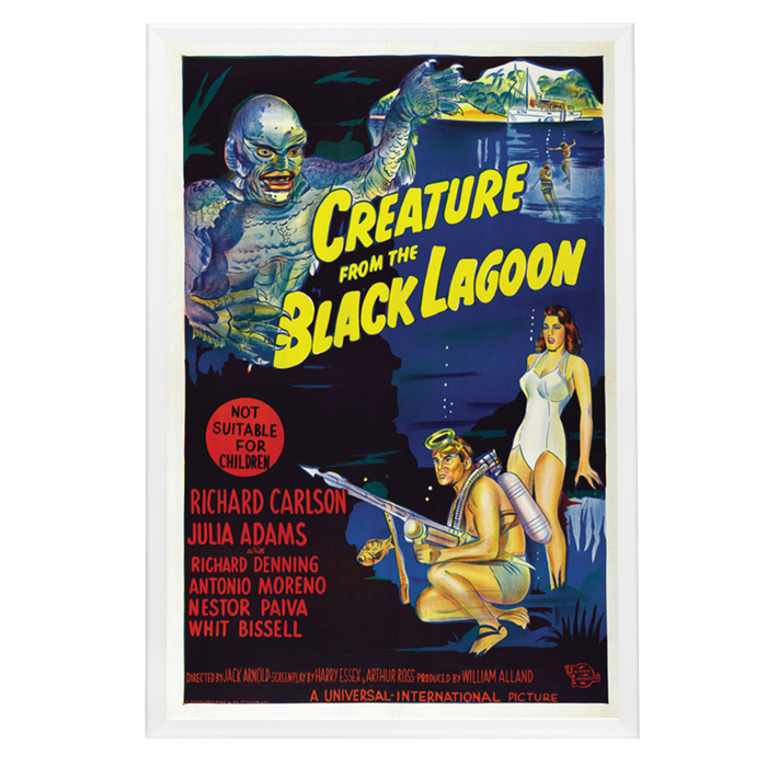 "Creature From The Black Lagoon" (1954) Framed Movie Poster