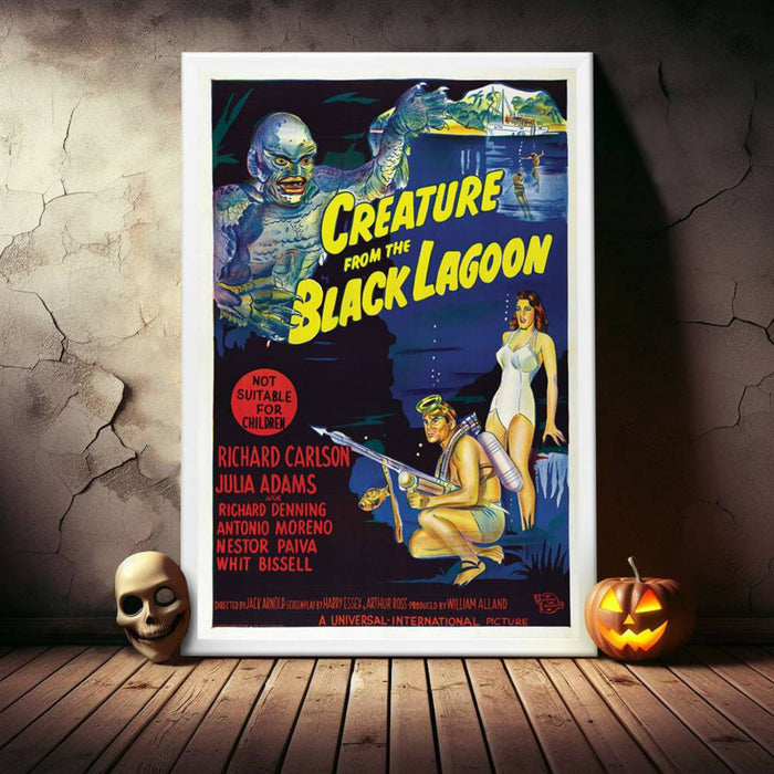 "Creature From The Black Lagoon" (1954) Framed Movie Poster