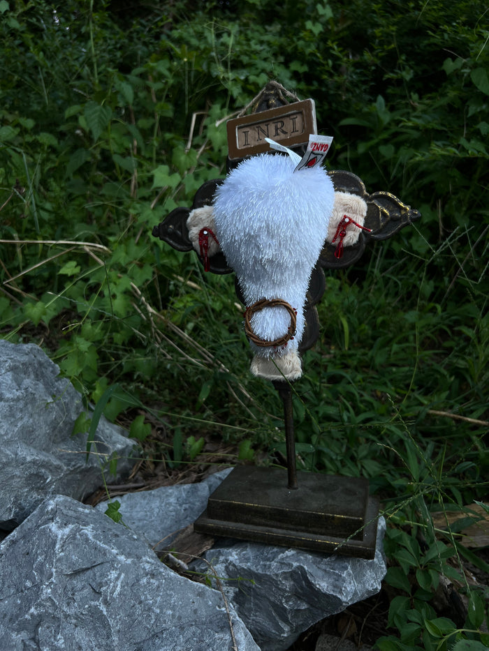 Crucified Webkinz - Vegan Taxidermy