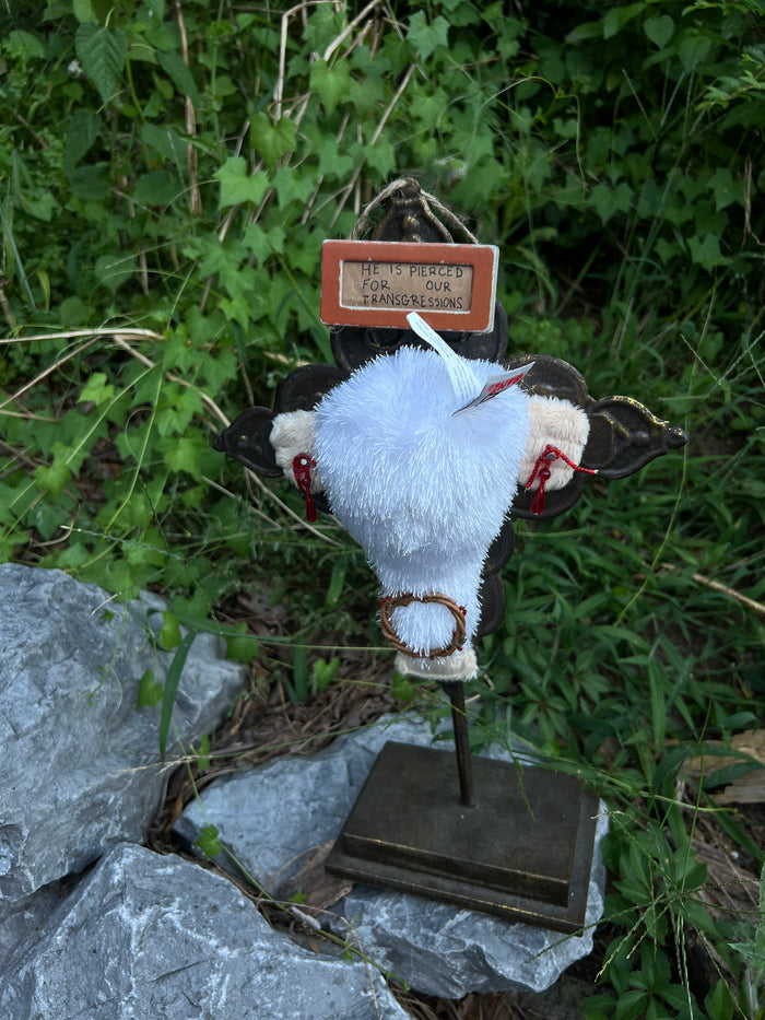 Crucified Webkinz - Vegan Taxidermy