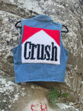 Crush (Stripped) Denim Vest