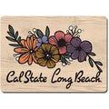 CSULB Flowers Magnet - Wood, League