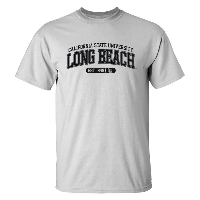 CSULB Spelled Out T-Shirt - Gray, MV Sport