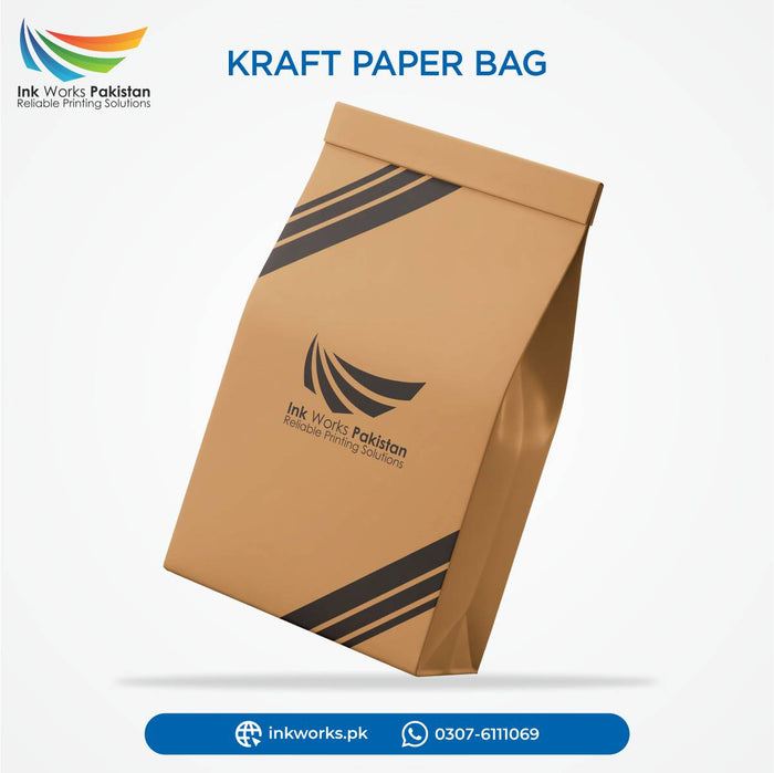 Custom Branded Food Delivery Takeaway Brown Paper Bags | 1000 pcs lot