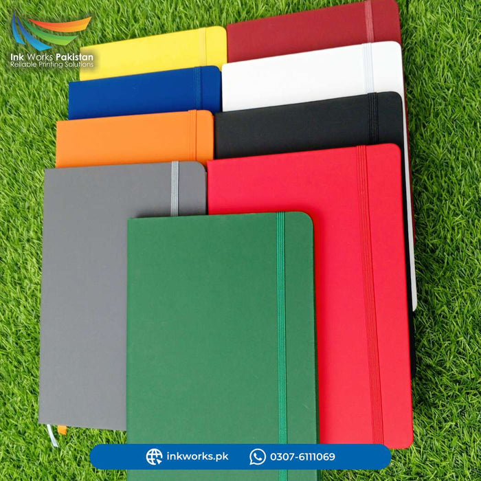 Custom Company Name Logo Diary | Personalized NoteBook | Customized Diaries | InkWorks Pakistan