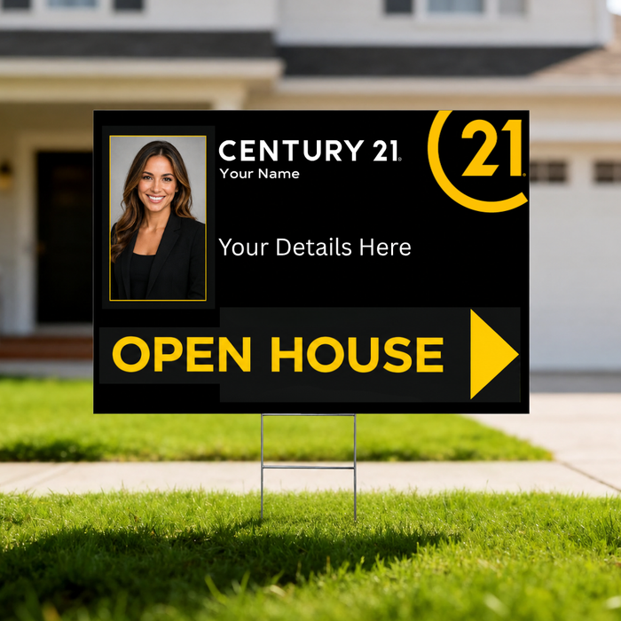 Custom Corrugated Plastic Yard Sign – 18" x 24" with Ground Spikes ⚡ FAST 48-HOUR PRODUCTION