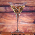 Custom Crystal Martini Cosmo Glass for Valentine's