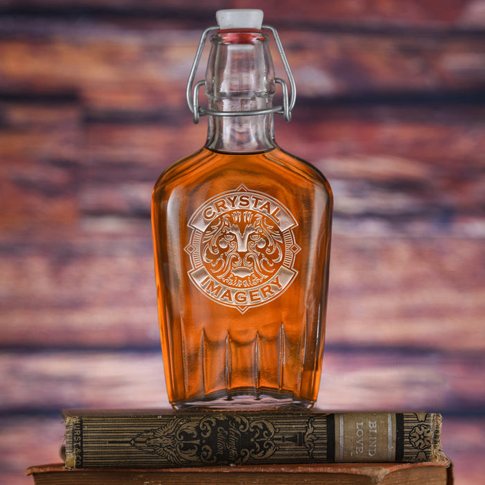 Custom Engraved Logo Flask