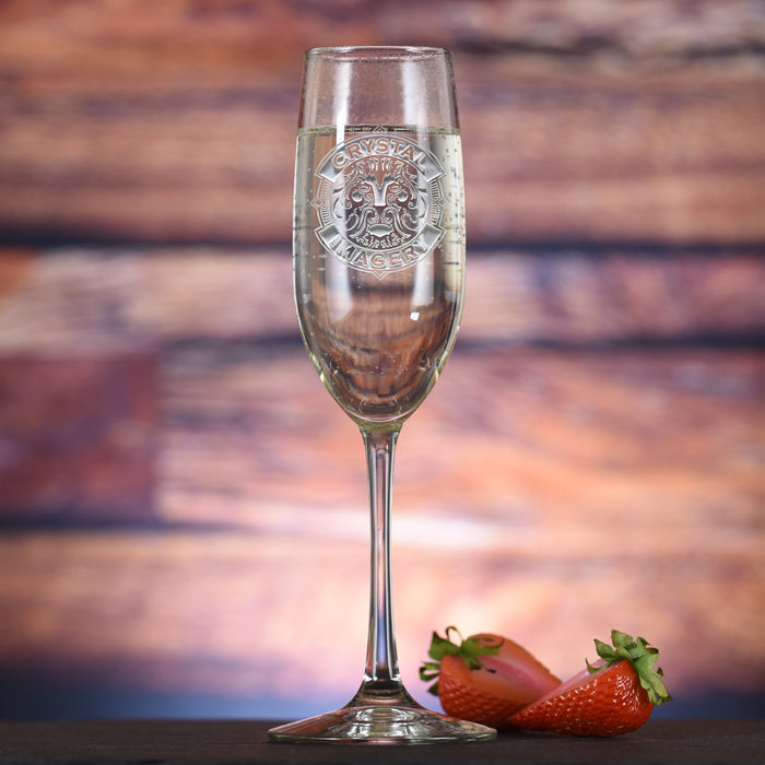 Custom Logo Champagne Glass