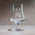 Custom Monogrammed Crystal Whiskey Nosing Glass